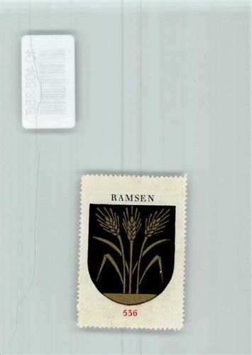 8262 Ramsen - Vignette Wappen Kaffee Hag ca 1920-1940 Ähren