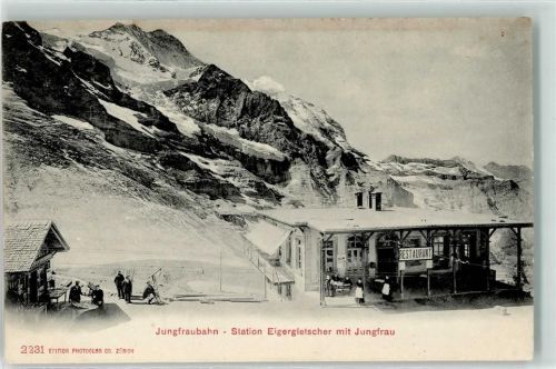 Eigergletscher Station Jungfraubahn Jungfrau