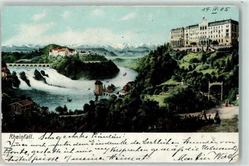 8212 Neuhausen am Rheinfall 1905