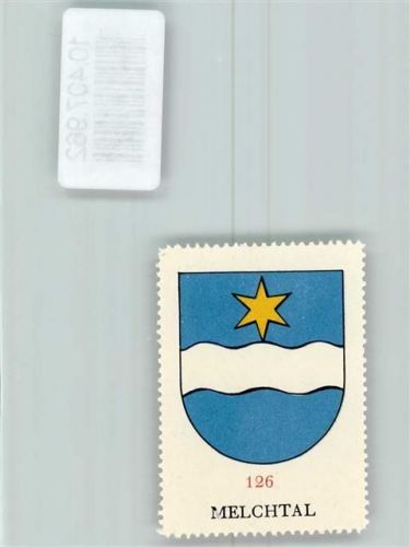 Melchtal Vignette Wappen Kaffee Hag ca 1920-1940 Stern