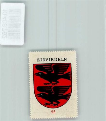 8840 Einsiedeln - Vignette Wappen Kaffee Hag ca 1920-1940 Raben