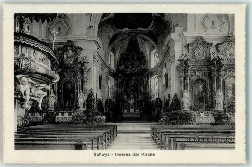 6430 Schwyz - Kirche Inneres