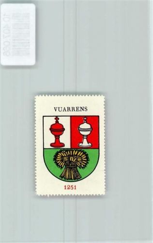 Vuarrens Vignette Wappen Kaffee Hag 1920-1940 Garbe
