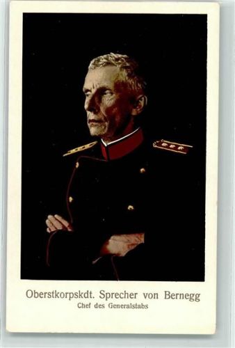 9442 Berneck - Oberstkorpskdt Sprecher Chef des Generalstabs