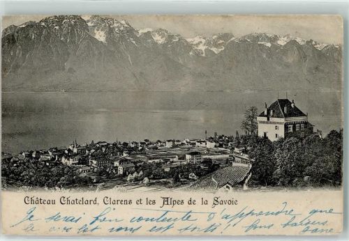 Clarens 1912 Chateau Chatelard