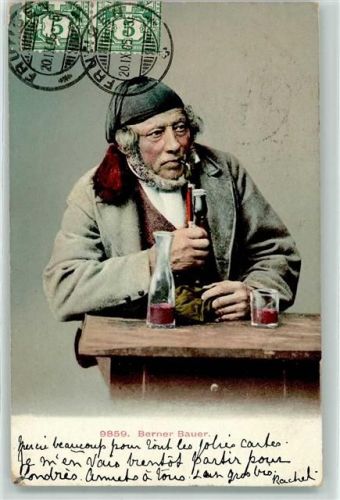 Frutigen Berner Bauer Ort lt. Stempel