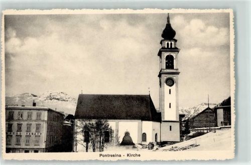 Pontresina Kirche Hotel Saratz