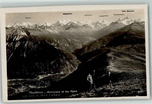 Montana Val d Annivieres Berggänger