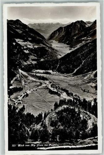 Poschiavo Blick ins Puschlav von der Alp Grüm
