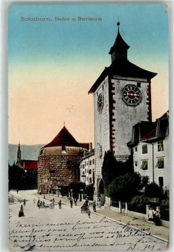 Solothurn 1913 Bieltor Burristurm