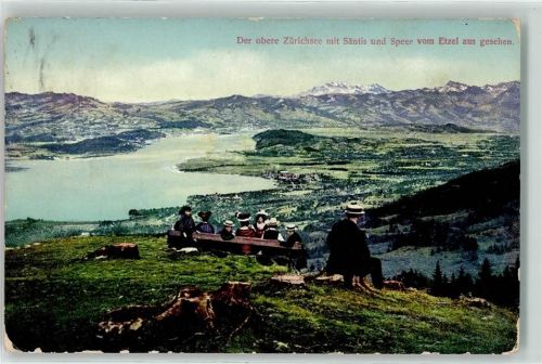 Etzel St Meinrad 1910 - Oberer ZürichseeSäntis Speer
