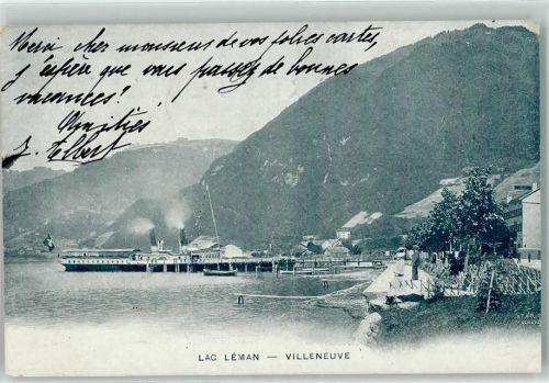 Villeneuve VD Dampfschiff