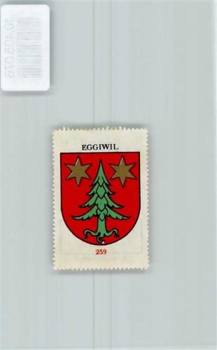 Eggiwil Vignette Wappen Kaffee Hag ca 1920-1940 Tannenbaum Sterne