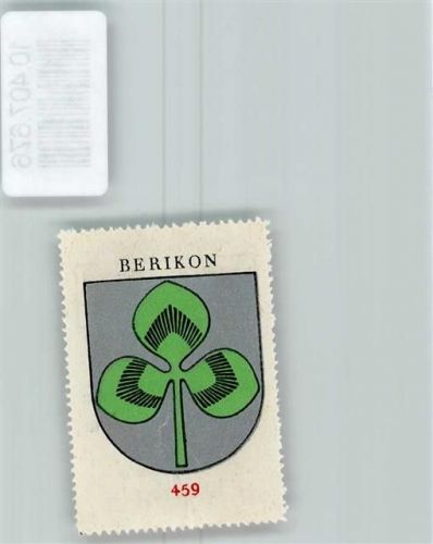 Berikon Vignette Wappen Kaffee Hag 1920-1940 Kleeblatt