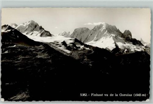 Finhaut Vue de la Gueulaz