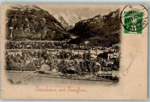 Interlaken 1910 Jungfrau