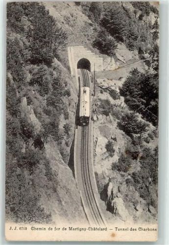 Martigny Chemin de fer Tunnel des Charbons