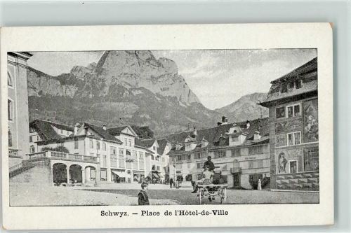 6430 Schwyz - Place de l Hotel de Ville