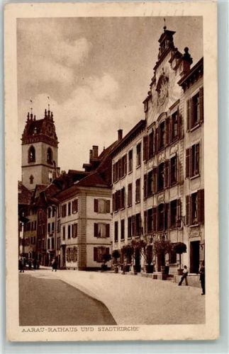 Aarau Rathaus Kirche
