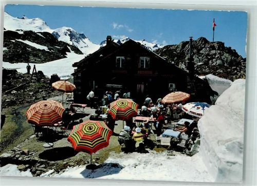 Susten Gasthaus Terrasse Winter