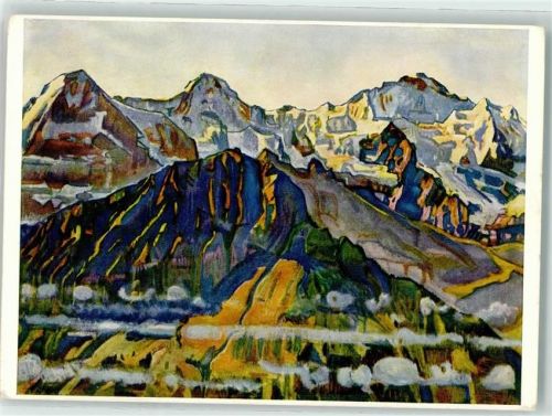 Silvaplana sign. Ferdinand Hodler Eiger Mönch Jungfrau
