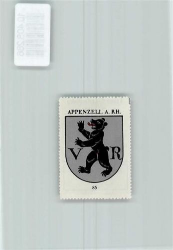 Appenzell Vignette Wappen Kaffee Hag ca 1920-1940 Bär