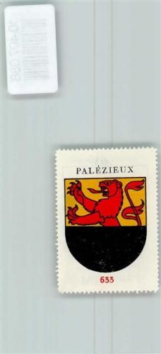 Palézieux Vignette Wappen Kaffee Hag 1920-1940 Löwe
