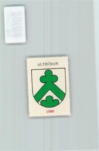 Altbüron Vignette Wappen Kaffee Hag 1920-1940
