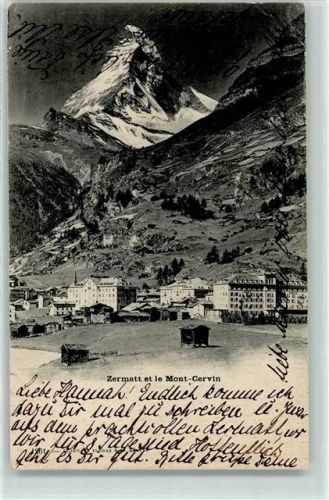 Zermatt 1903 Matterhorn
