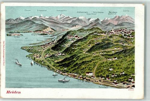 9410 Heiden 1904 - Schiffe auf dem See