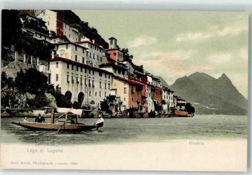 Gandria Ruderboot auf dem Lago di Lugano