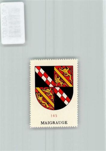 Fribourg Vignette Wappen Kaffee Hag ca 1920-1940 Abtei Maigrauge