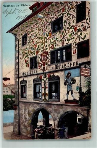 Luzern 1907 Gasthaus zu Pfistern