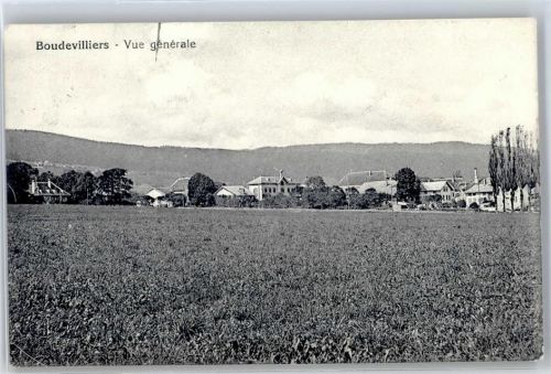 Boudevilliers Kirche, Ortsansicht