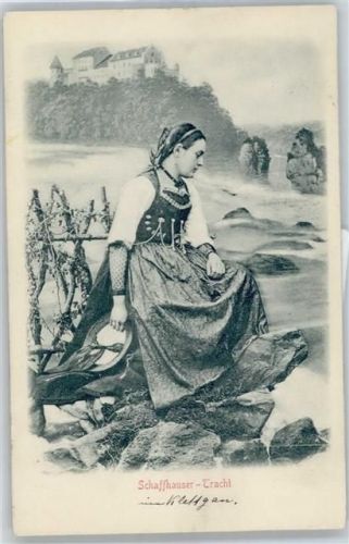 8200 Schaffhausen Sciaffusa - Rheinfall, Trachten, Schloß Laufen