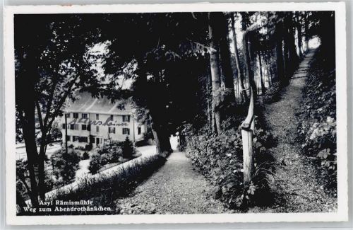 Rämismühle Asyl Rämismühle, Weg zum Abendrotbänkchen, Altersheim