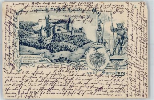 4460 Gelterkinden Gebrauchsspuren Schloß Farnsburg im 18. Jahrhundert