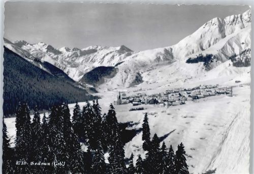 Sedrun Berg Schnee Panorama