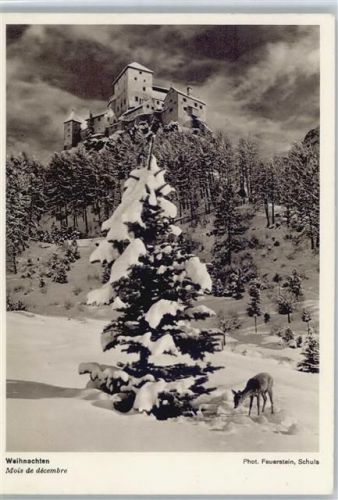 Pontresina Weihnachten Schnee