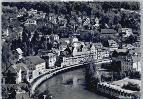 Ennetbaden Teilansicht, Fluss