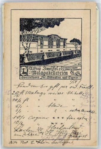 Lenzburg Malaga-Kellereien Alfred Zweifel