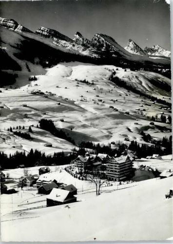 9658 Wildhaus Gebrauchsspuren Hotel Acker, Iltios, Churfirsten