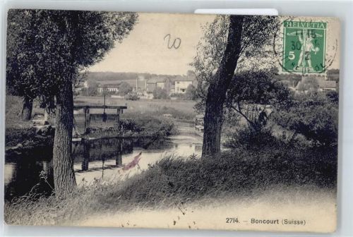 Boncourt Gesamtansicht, Fluss