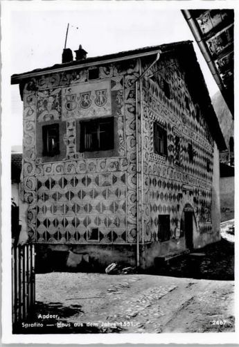 Andeer Haus aus dem Jahre 1551