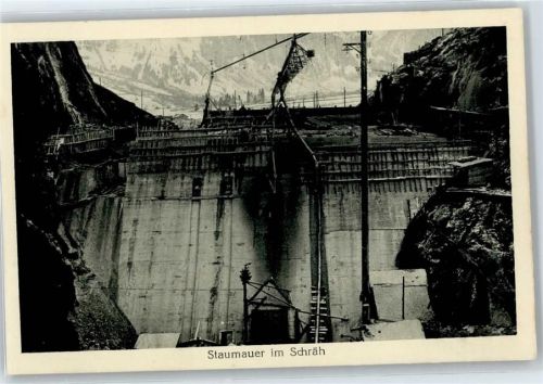 8857 Vorderthal - Kraftwerk , Staumauer , Wäggital