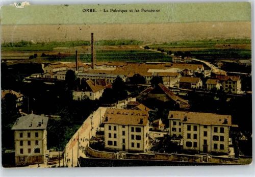 Orbe Fabrik , Hauptstrasse