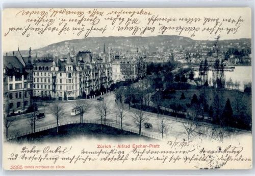 8000 Zürich - Alfred-Escher-Platz, Straßenbahn