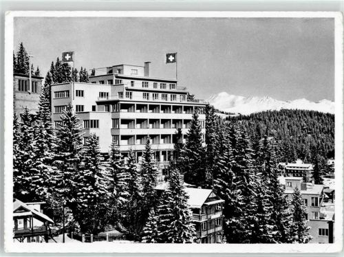 7050 Arosa 1959 Winter Hotel Hohenfels