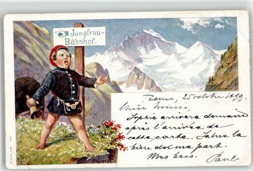 Bern 1899 Humor Ort handschriftlich
