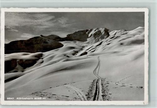 Davos Dorf Körbshorn Winteraufnahme